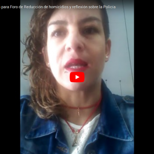 Aporte #9 Manifiesto reducción de homicidios y reflexión sobre la Policía